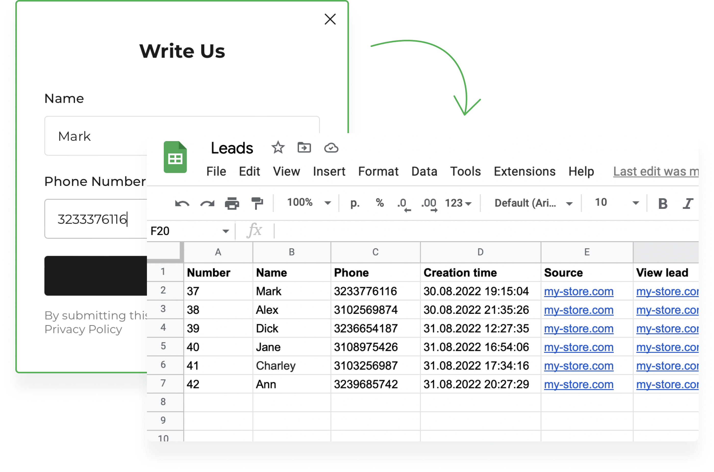 exporting-leads-to-google-sheets